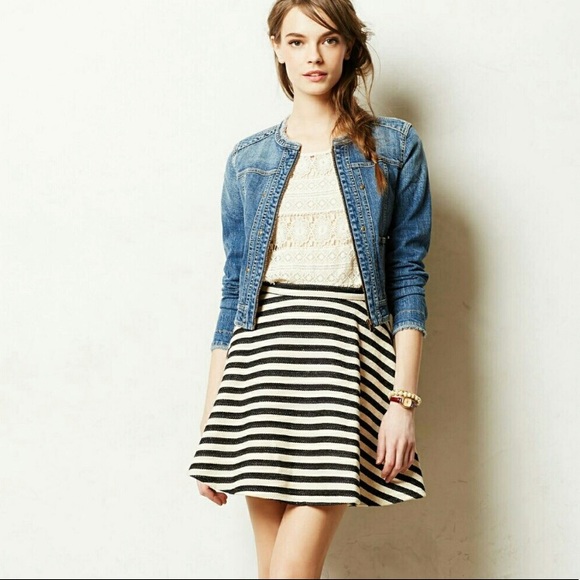 Anthropologie Dresses & Skirts - Anthropologie Greylin Swingstripe skirt